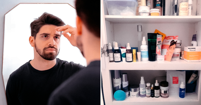 Hombre que no se lava la cara desde los 7 años sigue teniendo mejor piel que chama con rutina de skin care
