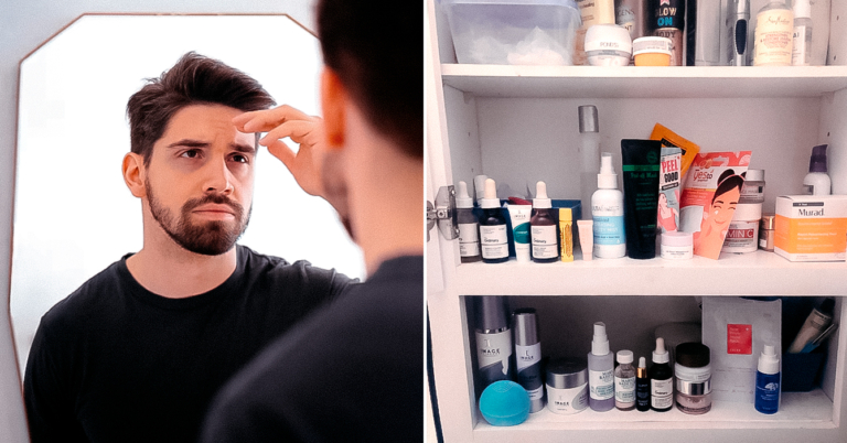 Hombre que no se lava la cara desde los 7 años sigue teniendo mejor piel que chama con rutina de skin care