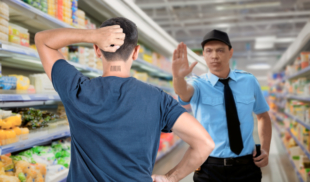 Joven que se tatuó código de barras pirata es retenido por vigilante de supermercado