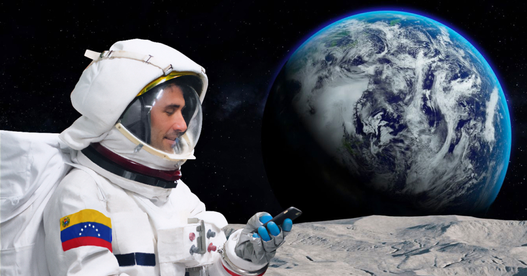 Venezolano en la luna ya convenció a 3 primos para que migren con él