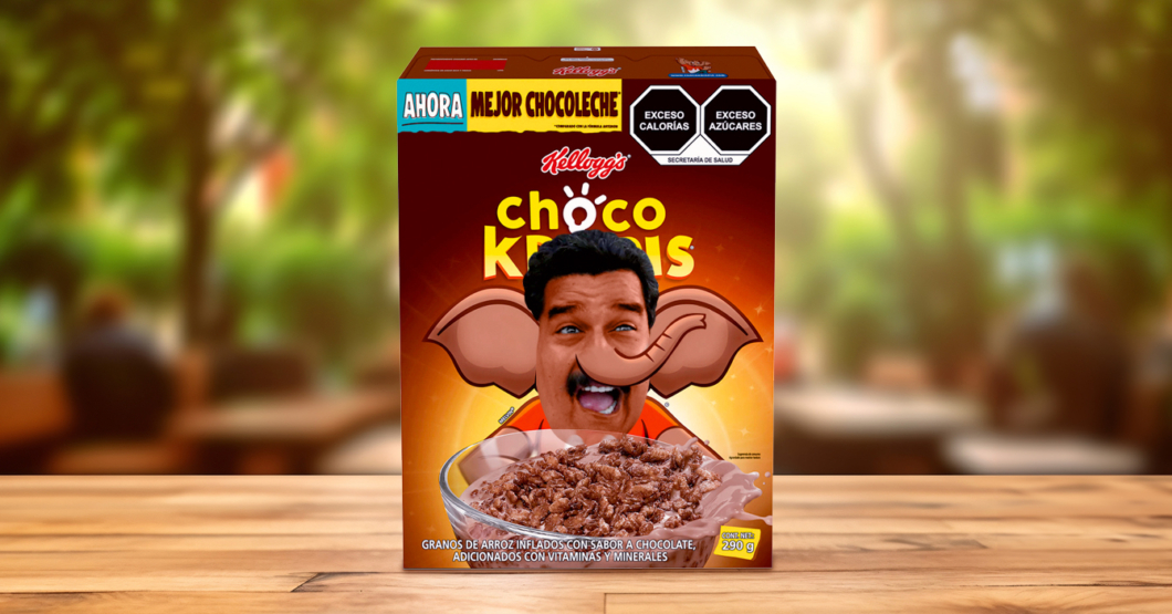 Kellogg's demanda a Maduro por ponerse a sí mismo como imagen de los choco krispis