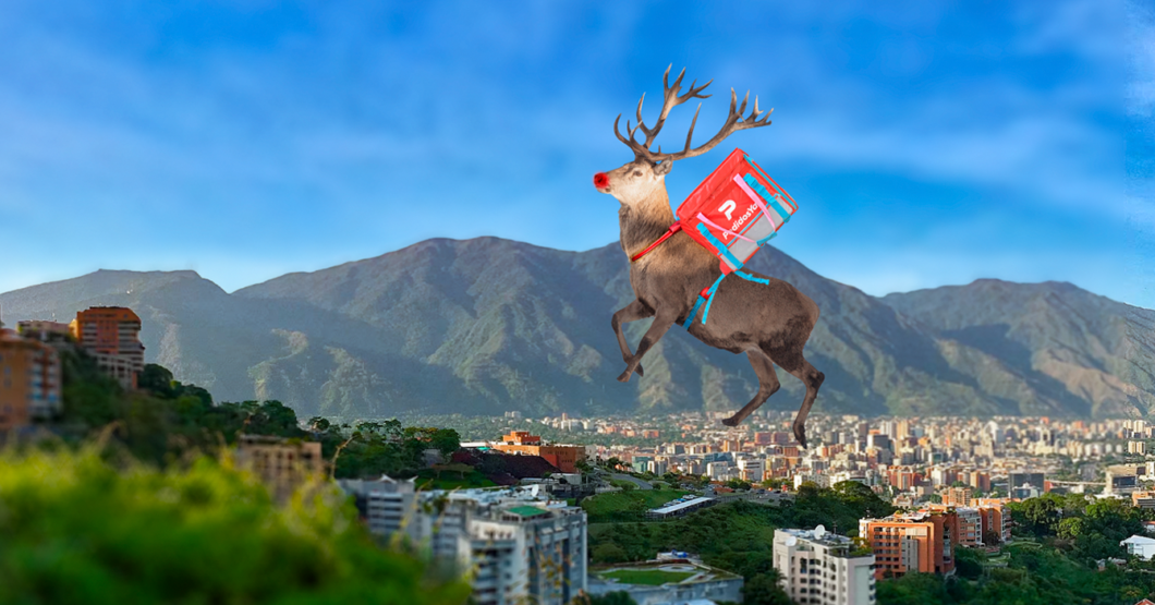PedidosYa contrata a Rudolf para repartir pedidos evitando colas de diciembre