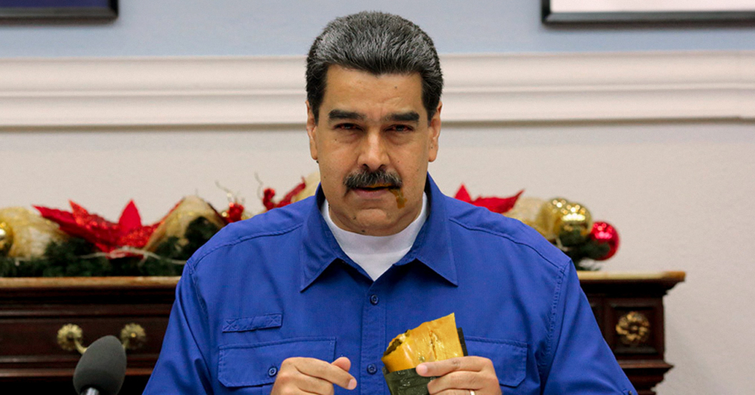 Maduro adelanta navidad 2024 para poder seguir comiendo hallacas￼