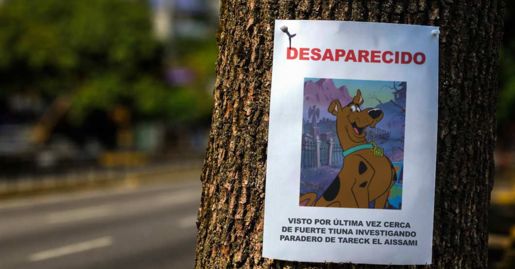 Desaparecen a Scooby Doo por investigar el misterio del paradero de Tareck El Aissami