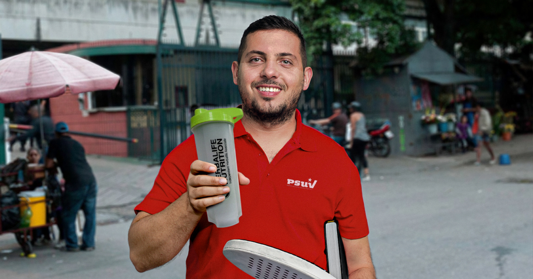 Chavista crypto evangélico jugador de pádel empieza a vender Herbalife para volverse la persona más insufrible del mundo