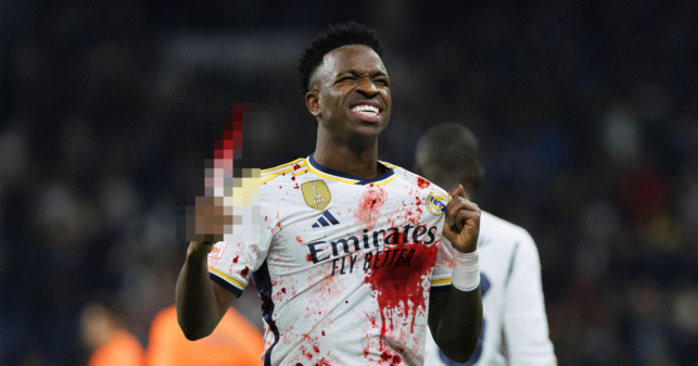 Florentino Pérez califica como injusta tarjeta amarilla a Vinicius por apuñalar a un portero
