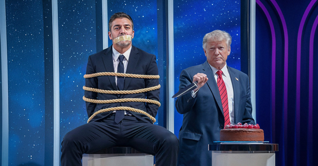 Donald Trump estrena su nuevo reality: ¿Migrante o Pastel?