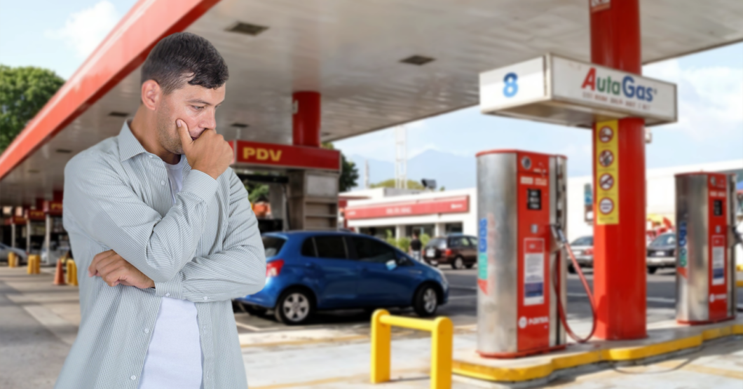 Posible aumento de la gasolina se convierte en la señal que necesitaba este joven para no echarle los perros a chama de Guarenas