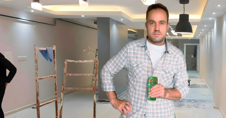 Papá reforma la casa en una tarde tras confundir Rockstar con jugo de tamarindo