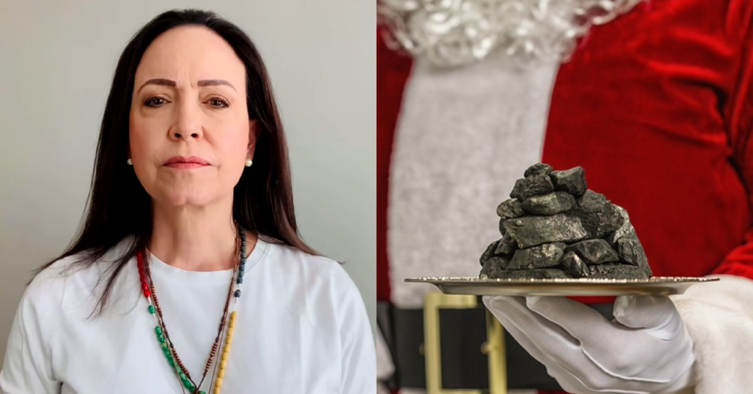 María Corina le recuerda a las FANB que Santa Claus está mirando