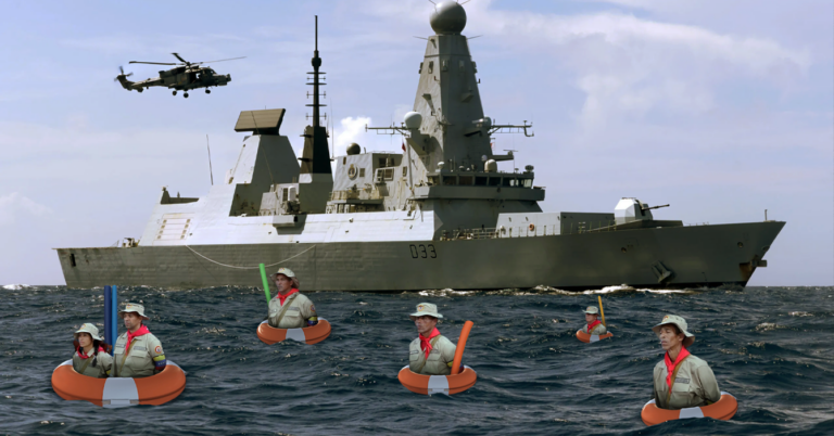Maduro le hace frente a destructores americanos desplegando milicianos con flotis en el Mar Caribe