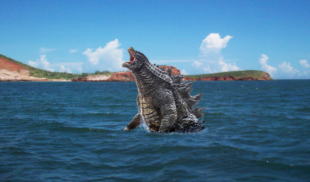 EE.UU difunde nuevas imágenes de Godzilla rumbo al Caribe