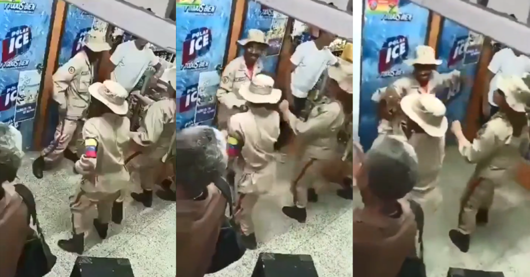 Milicia Bolivariana entrena en caso de que los gringos ataquen con miche