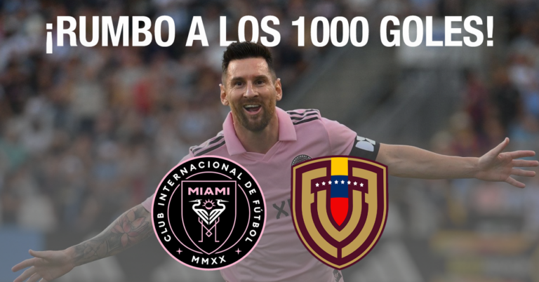 Inter de Miami organiza partido contra la Vinotinto para que Messi llegue a los 1000 goles