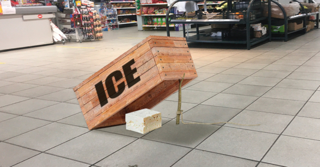 ICE monta trampa con queso blanco para atrapar venezolanos