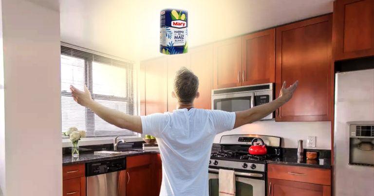 Joven sobrevive hasta la siguiente quincena gracias a paquete de harina de maíz Mary de 2 kilos