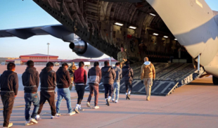 Tía que sacó las maletas a pasear en Miami terminó viajando en avión de ICE