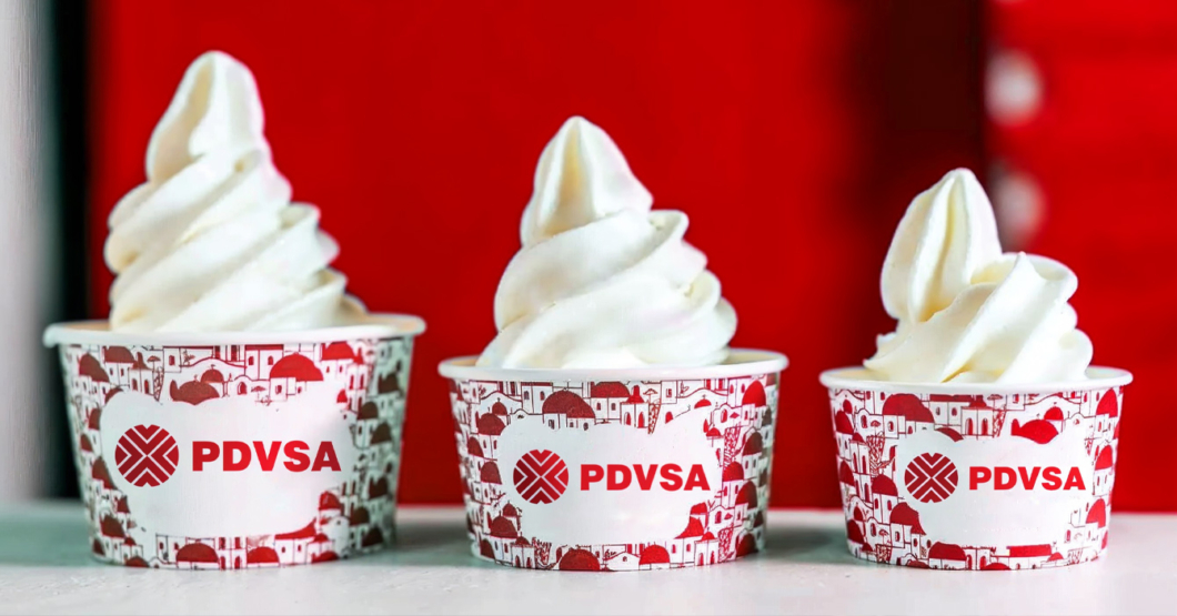 Bloqueo petrolero obliga PDVSA a incursionar en el rubro del helado de yogurt griego