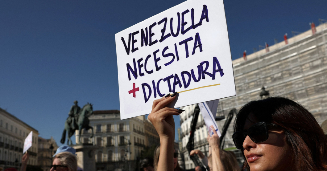 Izquierdistas del mundo salen a protestar por la falta de dictadura en Venezuela