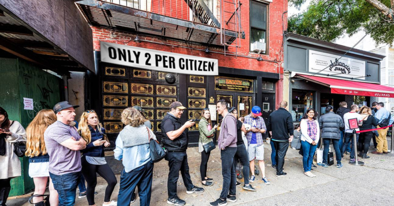 A los pocos días de la llegada de Maduro a Brooklyn empiezan a haber colas por aceite en la ciudad