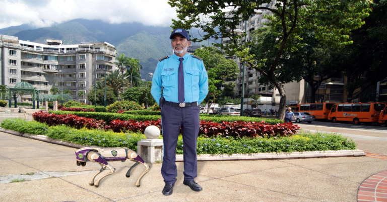 Alcaldía de Chacao contrata vigilante para que no se roben sus robots vigilantes