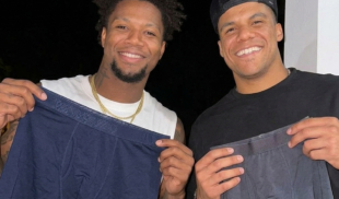 Acuña y Juan Soto intercambian interiores post juego