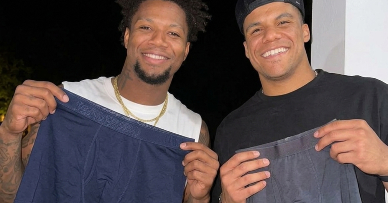 Acuña y Juan Soto intercambian interiores post juego