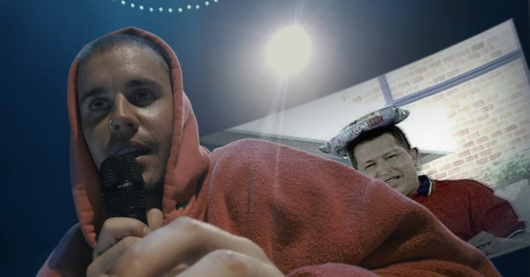 Justin Bieber pone Aló Presidente durante su show de Coachella