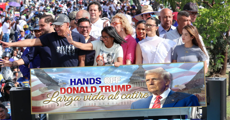 Delcy convoca gran marcha nacional en rechazo al atentado contra el presidente Trump