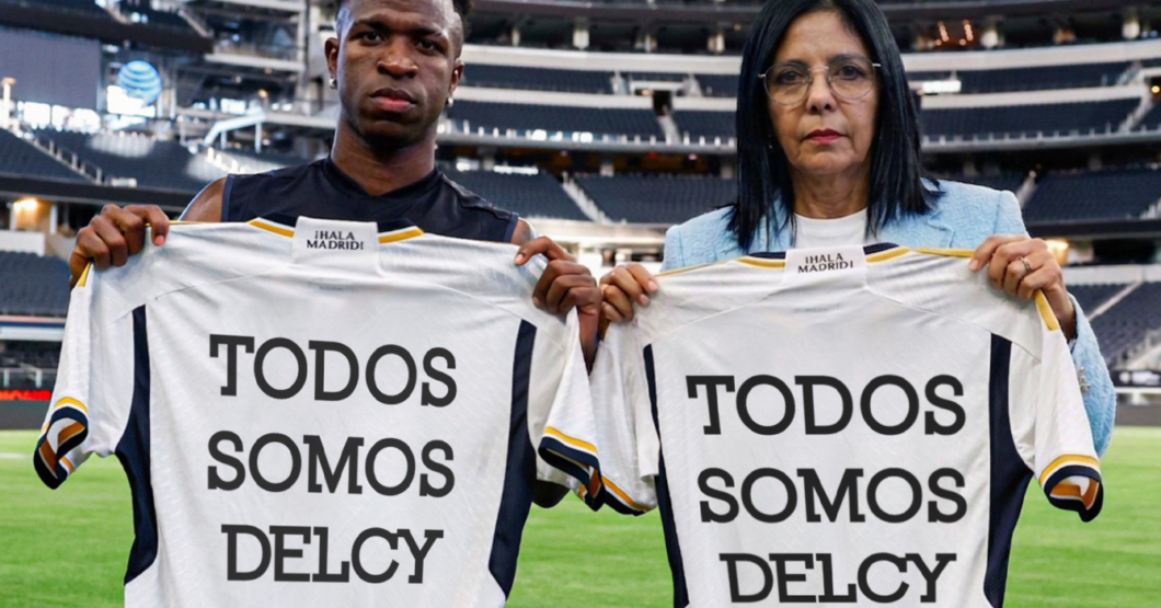 Vinicius Jr. se solidariza con Delcy