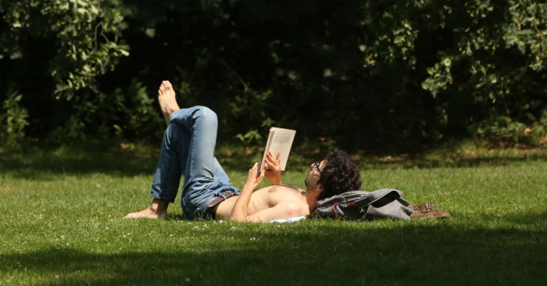Chamo que lleva 6 meses yendo a leer al parque sigue sin pasar del primer párrafo