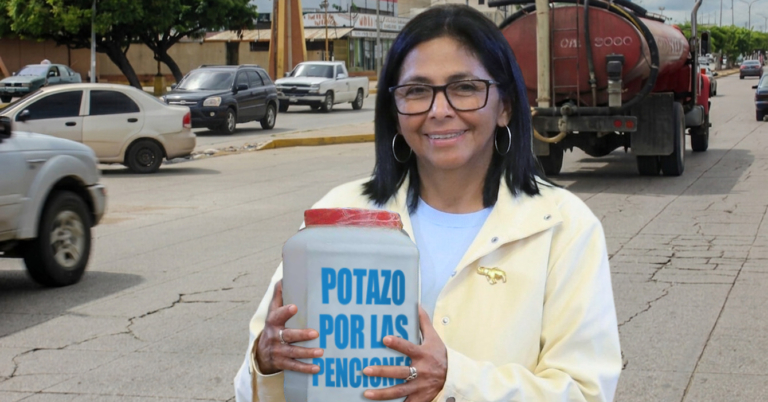 Delcy anuncia el gran potazo nacional por las pensiones