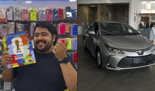 Joven cambia Corolla 2026 por álbum del mundial lleno