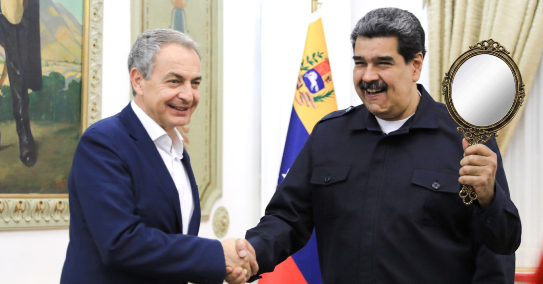 Revelan que Zapatero le cambio a Maduro un espejito por una mina de oro privada