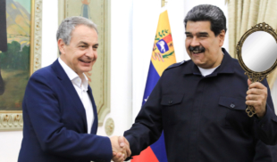 Revelan que Zapatero le cambio a Maduro un espejito por una mina de oro privada