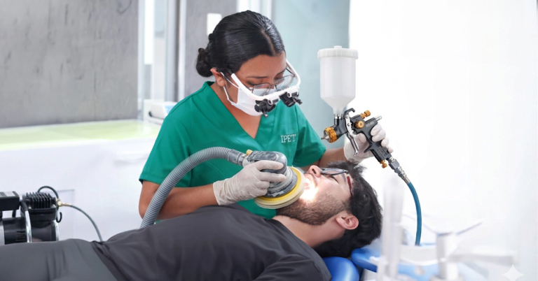 Facultad de odontología lanza curso de latonería y pintura para montar carillas