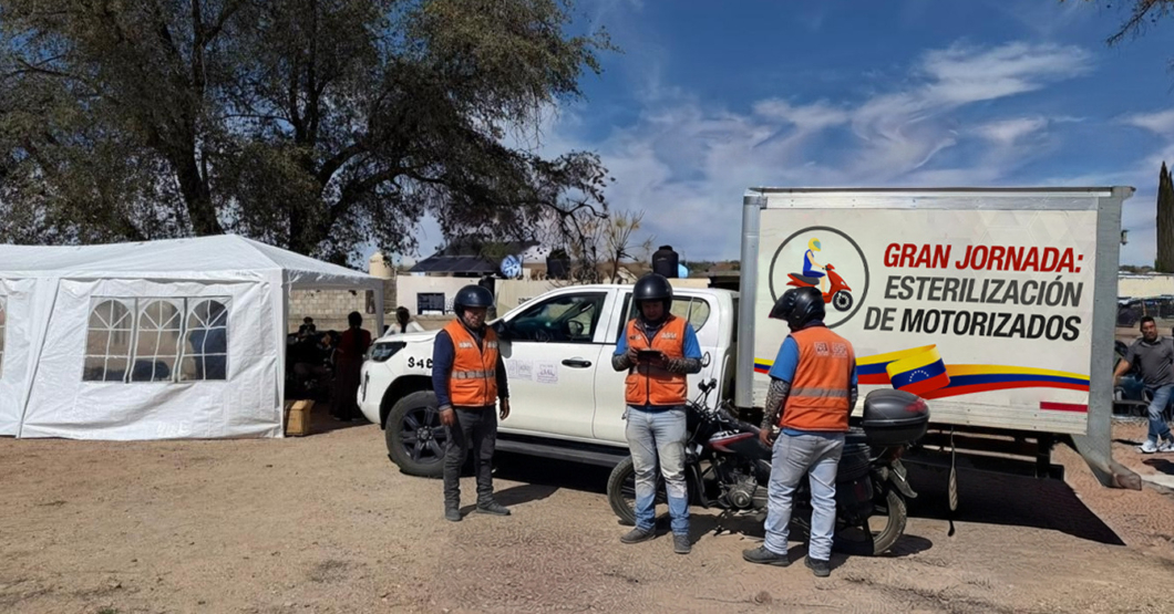 Gobierno inicia jornada de esterilización de motorizados