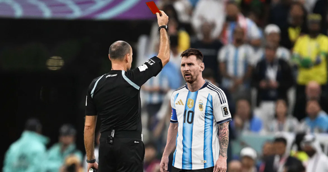 Expulsan a Messi por lesionarle el autoestima a todos los demás jugadores