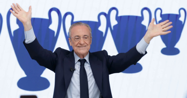 Florentino Pérez promete ganar el Mundial con el Madrid