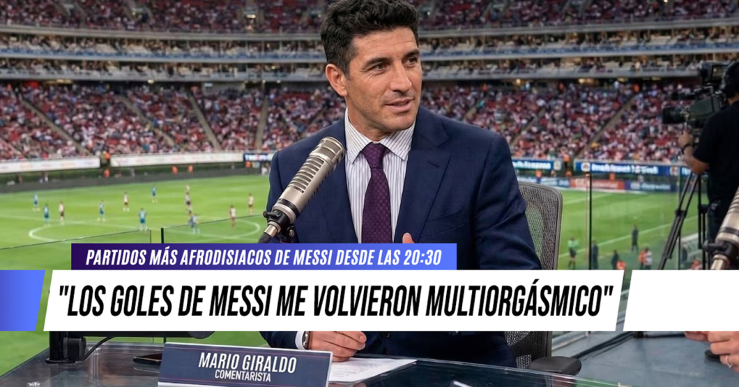 Comentarista argentino cuenta cuando pensó en Messi para acabar más rápido
