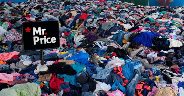 Confunden almacén de Mr. Price con donaciones de ropa descartada