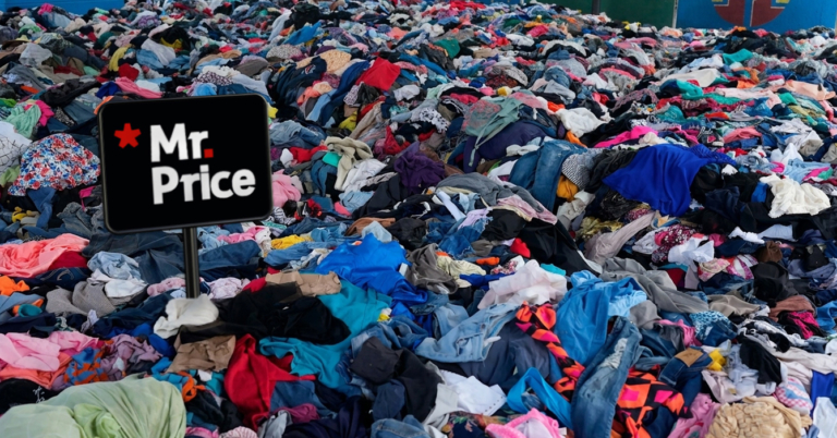 Confunden almacén de Mr. Price con donaciones de ropa descartada