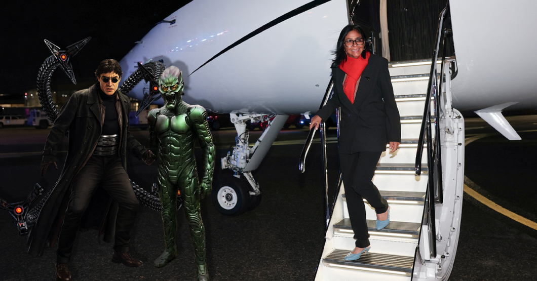 CONFIRMADO: Delcy Rodríguez llega a Nueva York porque será la nueva villana de Spiderman