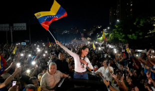 Llegada de María Corina revela que todavía hay gente en Maracay